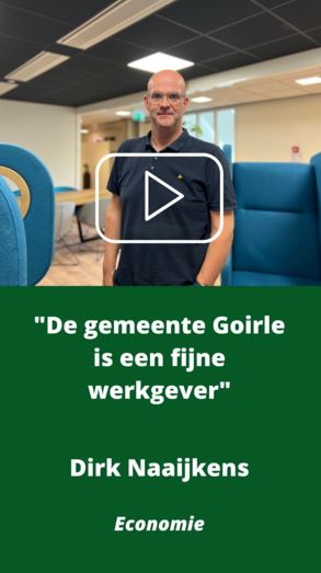 "De gemeente Goirle is een fijne werkgever", zegt beleidsmedewerker economie Dirk Naaijkens.