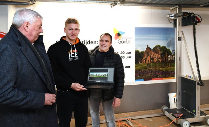 De drie mannen die dit project mogelijk hebben gemaakt
