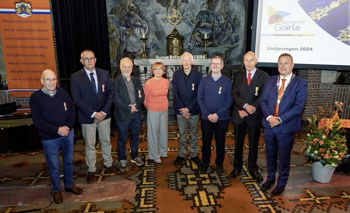 De gedecoreerden van de Lintjesregen 2024